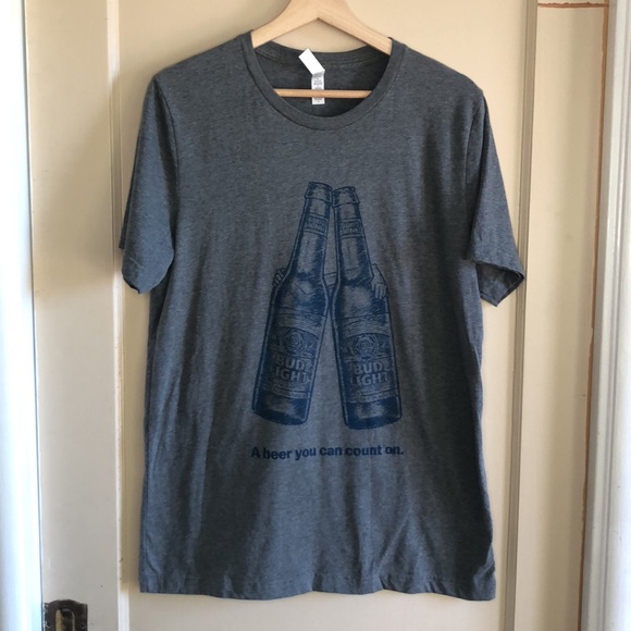 Bella Canvas Other - Bud Light short sleeve crew neck graphic tee